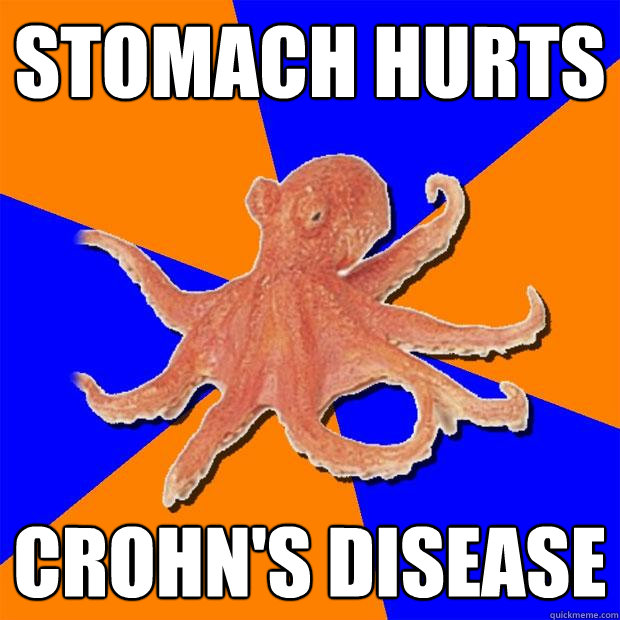 stomach hurts crohn's disease  Online Diagnosis Octopus