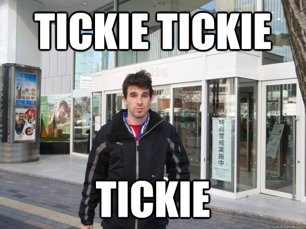 tickie tickie tickie - tickie tickie tickie  Nigel Hole