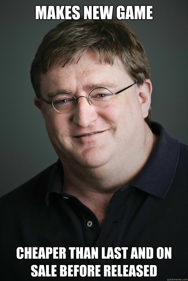 The best Gabe Newell memes :) Memedroid