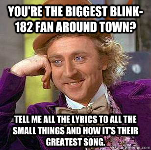 please tell me why blink-182 lyrics