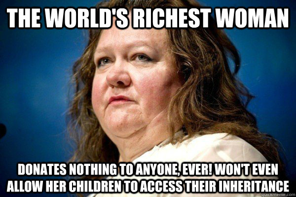 The world's richest woman Donates nothing to anyone, ever! Won't even allow her children to access their inheritance  Spiteful Billionaire