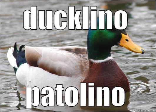 duck poop - DUCKLINO PATOLINO Actual Advice Mallard