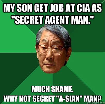 My son get job at CIA as 