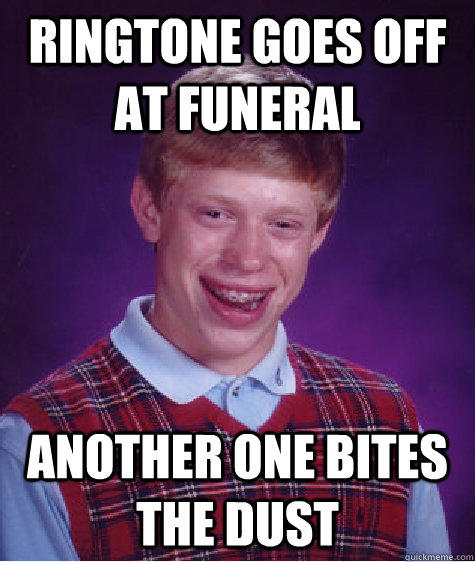 Ringtone Goes Off at Funeral  Another One Bites the Dust  