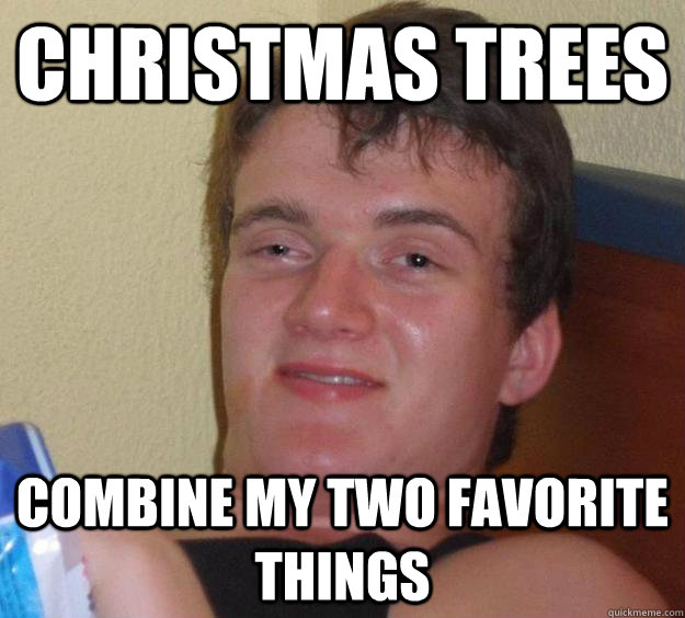 Christmas trees Combine my two favorite things  10 Guy