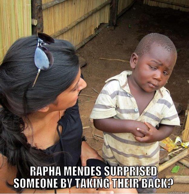  RAPHA MENDES SURPRISED SOMEONE BY TAKING THEIR BACK? Skeptical Third World Kid