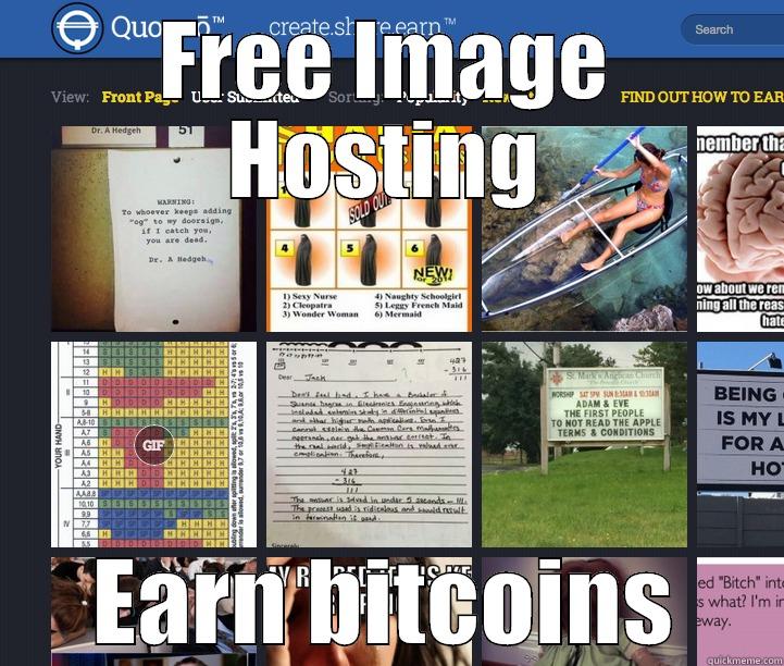 FREE IMAGE HOSTING EARN BITCOINS Misc