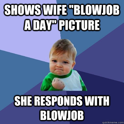 Shows wife 