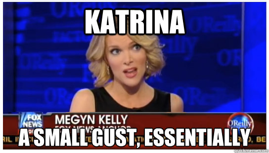 KATRINA A SMALL GUST, ESSENTIALLY - KATRINA A SMALL GUST, ESSENTIALLY  Euphemism Megyn Kelly