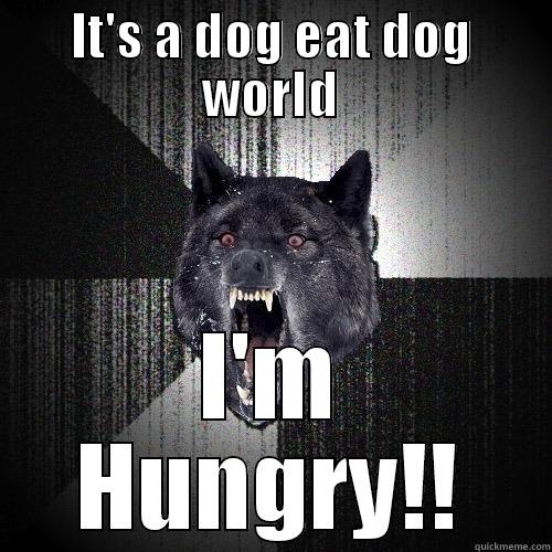 IT'S A DOG EAT DOG WORLD I'M HUNGRY!! Insanity Wolf