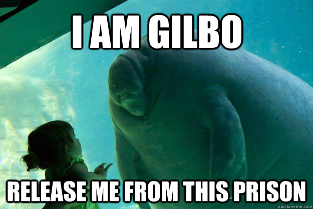 I AM GILBO Release me from this prison - I AM GILBO Release me from this prison  Overlord Manatee