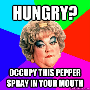Hungry? Occupy this Pepper spray in your mouth  