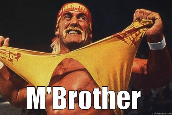 Hulk Hogan Shirt Rip -  M'BROTHER Misc