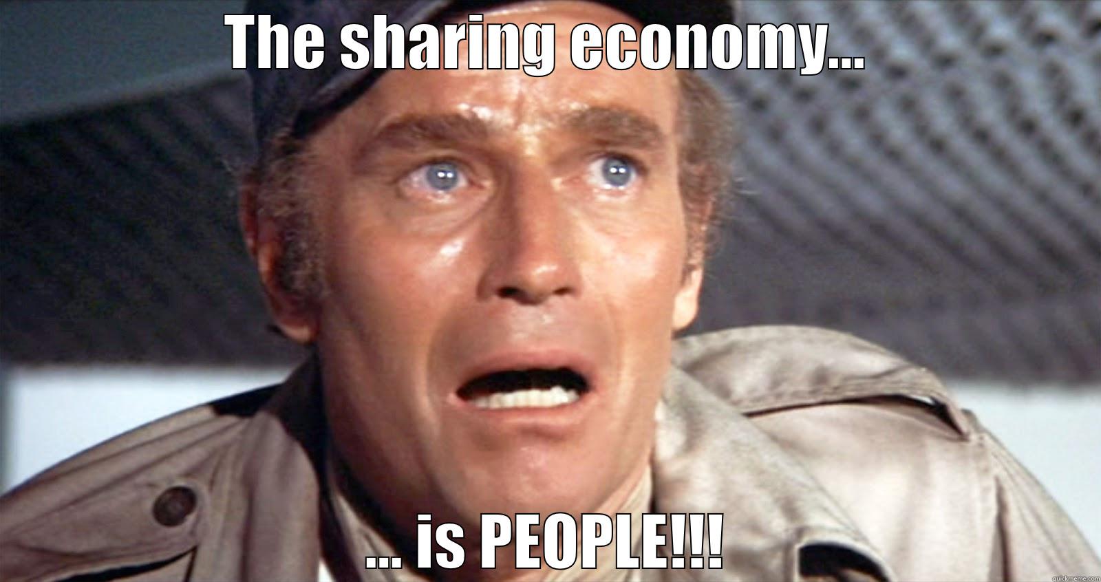 THE SHARING ECONOMY... ... IS PEOPLE!!! Misc