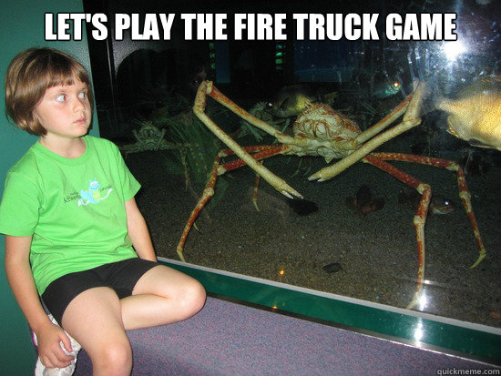 Let's play the fire truck game   wildly inappropriate crab