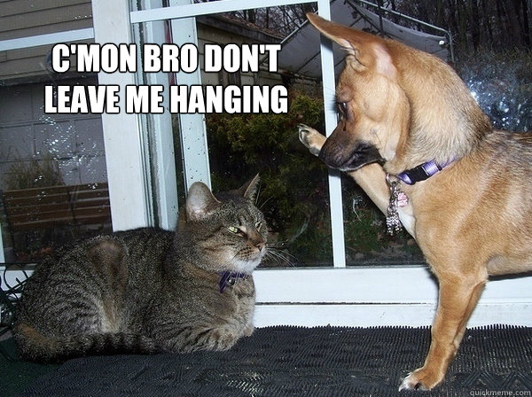 C'mon Bro Don't Leave Me Hanging - C'mon Bro Don't Leave Me Hanging  Cmon bro