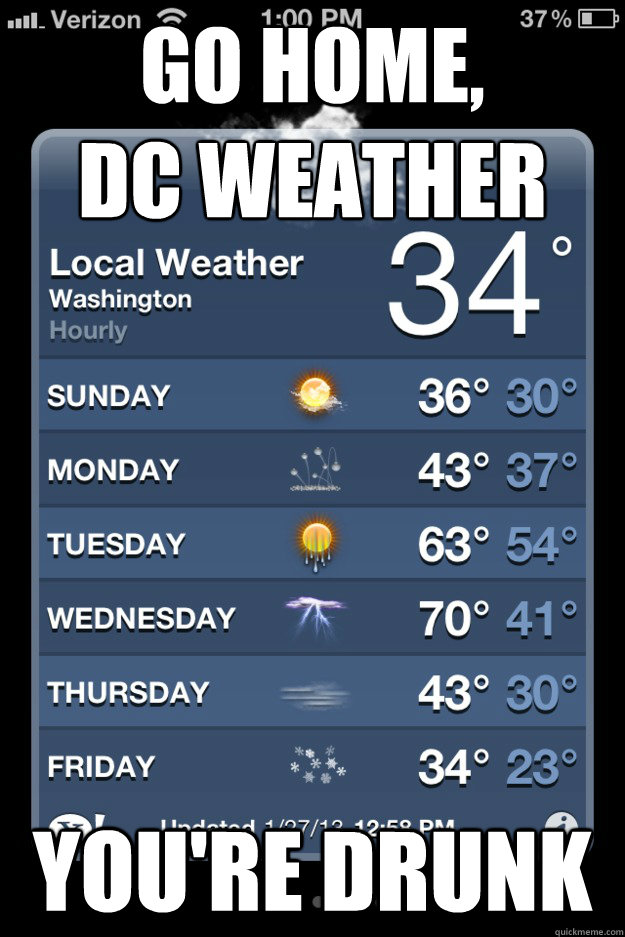 Go Home, 
DC Weather You're Drunk - Go Home, 
DC Weather You're Drunk  Misc