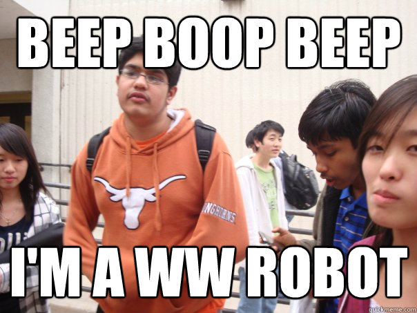 BEEP BOOP BEEP I'M A WW ROBOT - BEEP BOOP BEEP I'M A WW ROBOT  Vamsi Potluri