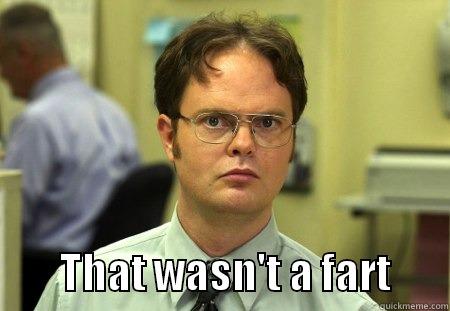          THAT WASN'T A FART       Schrute