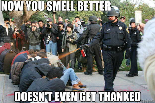 now you smell better doesn't even get thanked  