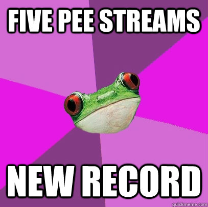 FIVE PEE STREAMS NEW RECORD  Foul Bachelorette Frog