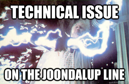 TECHNICAL ISSUE ON THE JOONDALUP LINE - TECHNICAL ISSUE ON THE JOONDALUP LINE  Transperth Doc