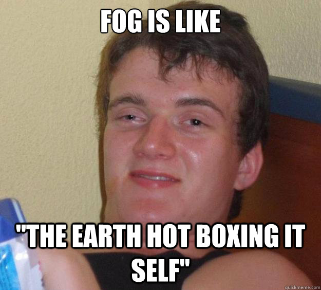 Fog is like

 