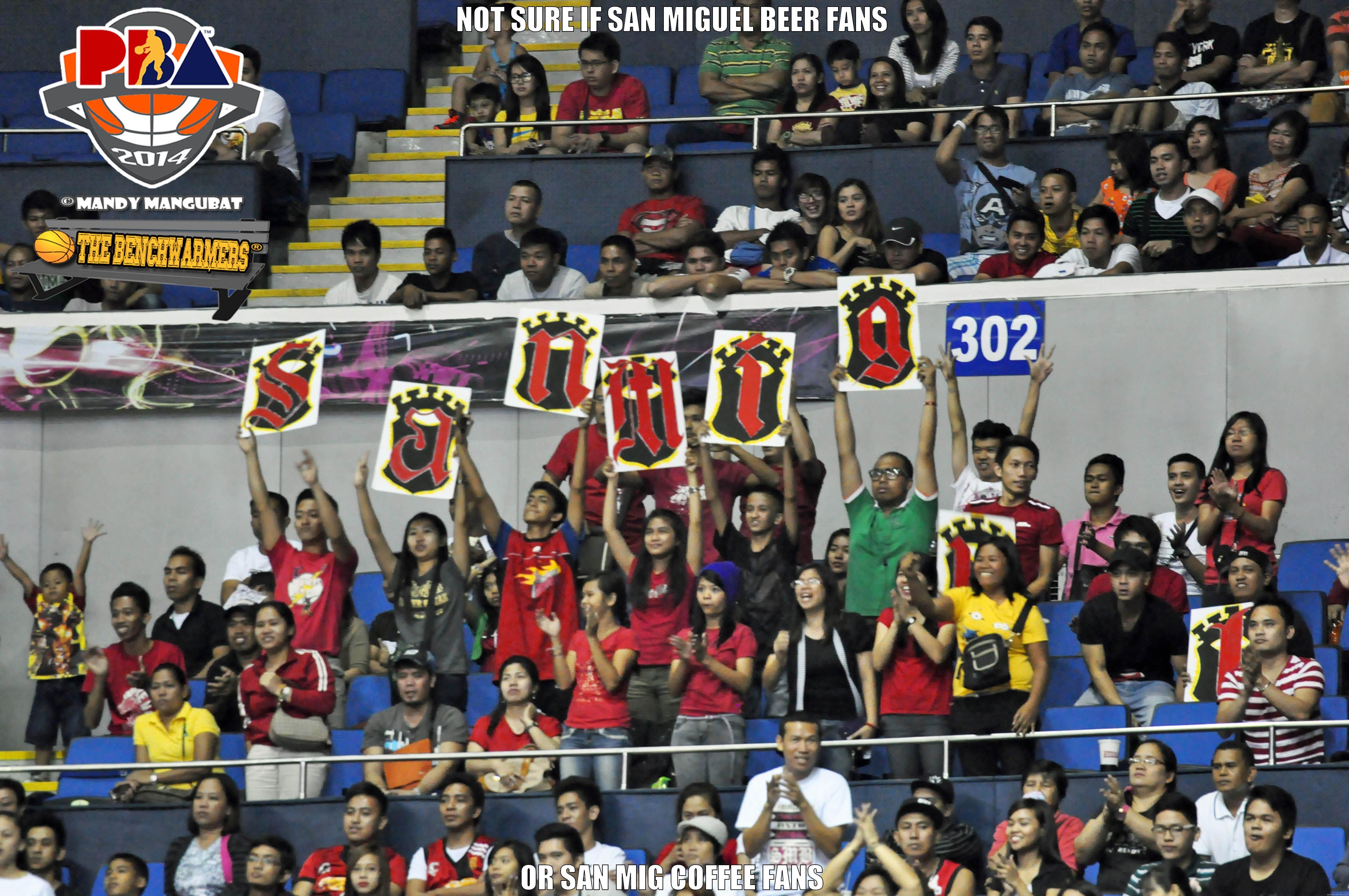 NOT SURE IF SAN MIGUEL BEER FANS OR SAN MIG COFFEE FANS Misc