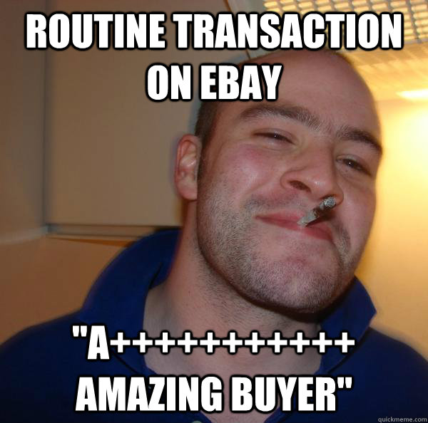 Routine transaction on Ebay 