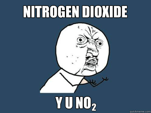 NITROGEN DIOXIDE Y U NO 2  Y U No