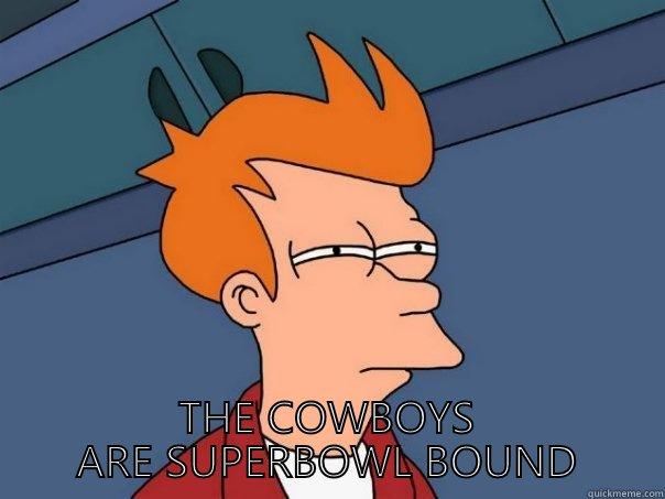  THE COWBOYS ARE SUPERBOWL BOUND Futurama Fry