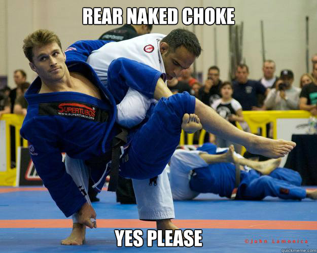 Rear naked choke yes please  Ridiculously Photogenic Jiu Jitsu Guy