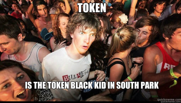 Token is the token black kid in south park  