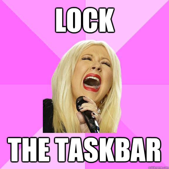 LOCK The Taskbar - LOCK The Taskbar  Wrong Lyrics Christina