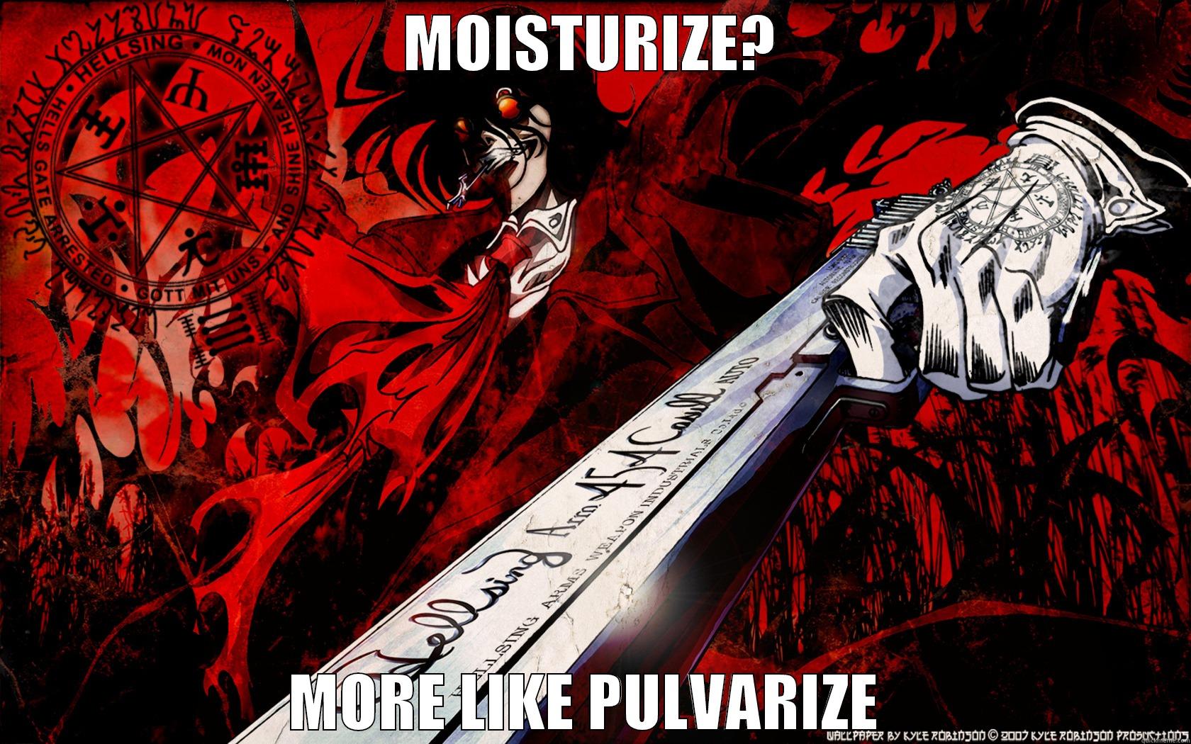 Hellsing ultimate - MOISTURIZE? MORE LIKE PULVERIZE  Misc