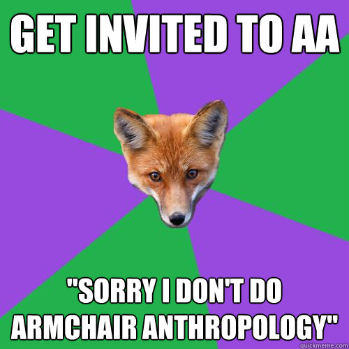 Get invited to AA 