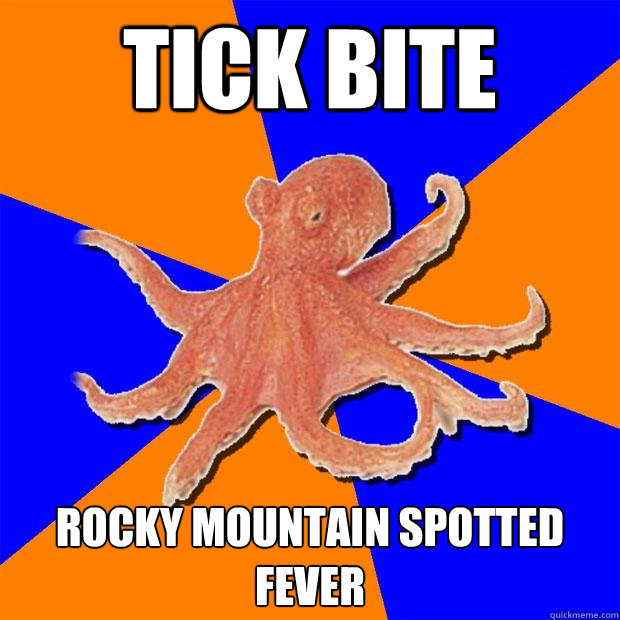 tick bite rocky mountain spotted fever  Online Diagnosis Octopus