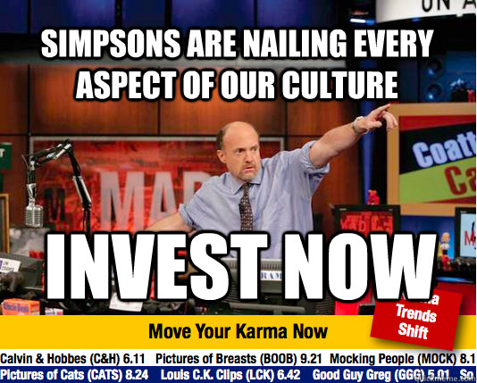 Simpsons are nailing every aspect of our culture Invest now  Mad Karma with Jim Cramer