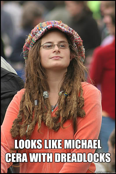  LOOKS LIKE MICHAEL CERA WITH dreadlocks -  LOOKS LIKE MICHAEL CERA WITH dreadlocks  College Liberal