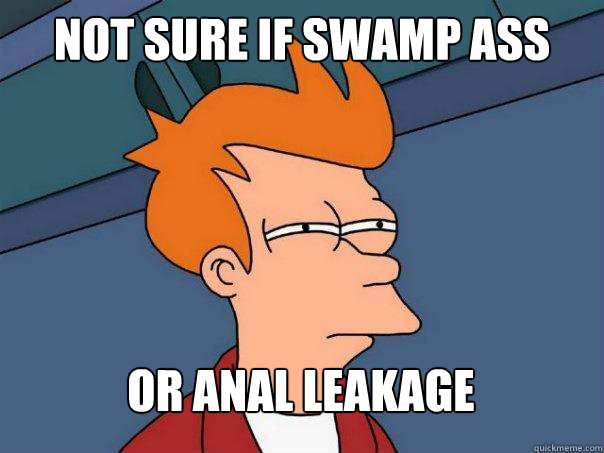 Not sure if swamp ass or anal leakage - Not sure if swamp ass or anal leakage  Futurama Fry