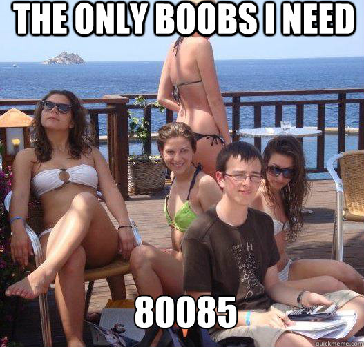 The only boobs I need 80085  Priority Peter