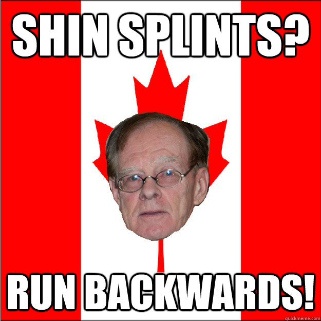 Shin Splints? Run backwards! - Shin Splints? Run backwards!  Senor