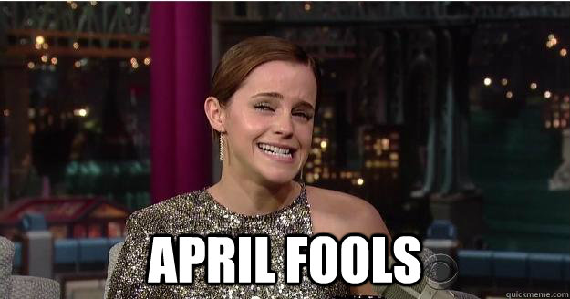  april fools  Emma Watson Troll