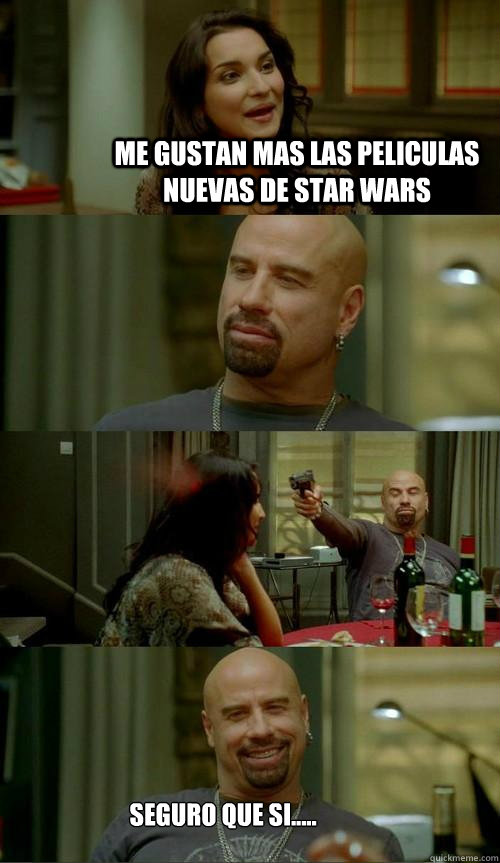 me gustan mas las peliculas nuevas de star wars seguro que si..... - me gustan mas las peliculas nuevas de star wars seguro que si.....  Skinhead John