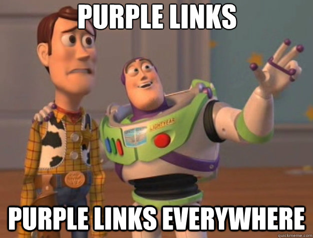 purple links purple links everywhere  