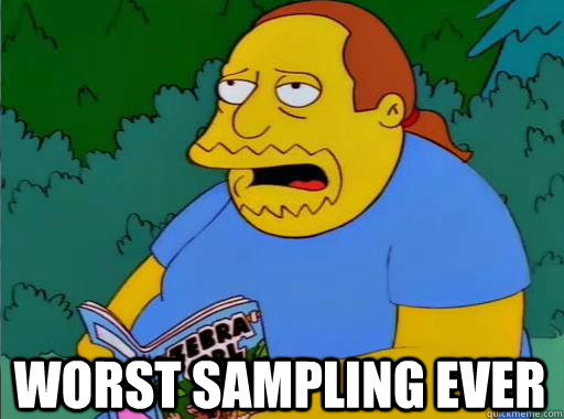 Worst Sampling ever  Comic Book Guy