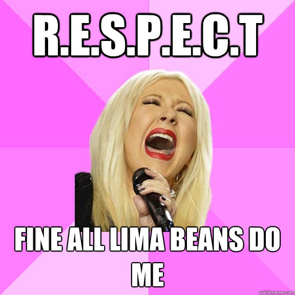 r.e.s.p.e.c.t fine all lima beans do me  Wrong Lyrics Christina