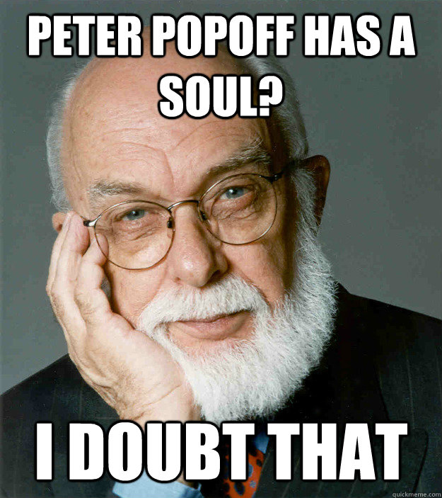 peter popoff has a soul? I doubt that - peter popoff has a soul? I doubt that  Skeptic Randi