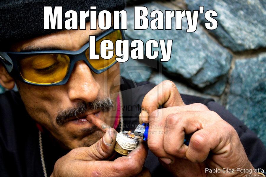 marion barry legacy - MARION BARRY'S LEGACY  Misc