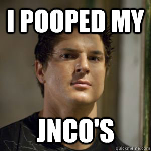 i pooped my jnco's  Zak bagans